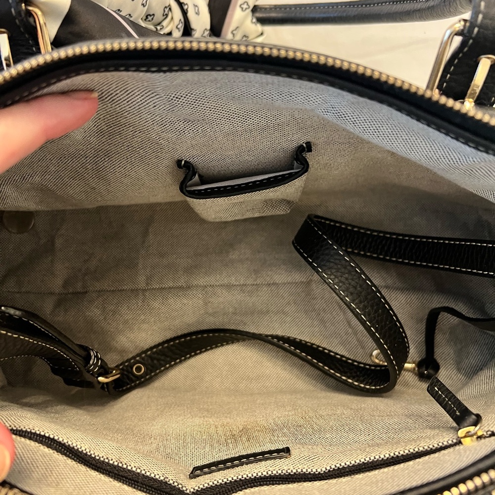 Dooney & Bourke Pebbled Leather Domed Satchel - Picture 7 of 14